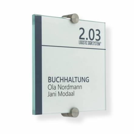 Türschild VITRUM K 150/150/K2